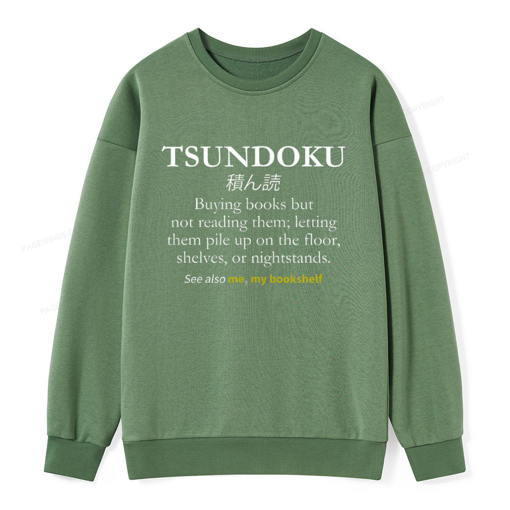 Pagewings Tsundoku Reader Unisex Classic Sweatshirt