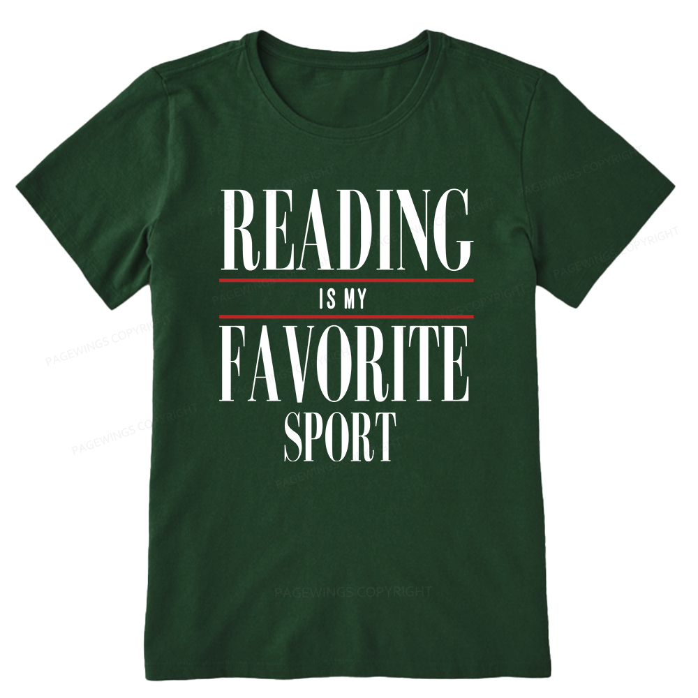 Pagewings Reading Is My Favorite Sport Unisex Classic T-shirt