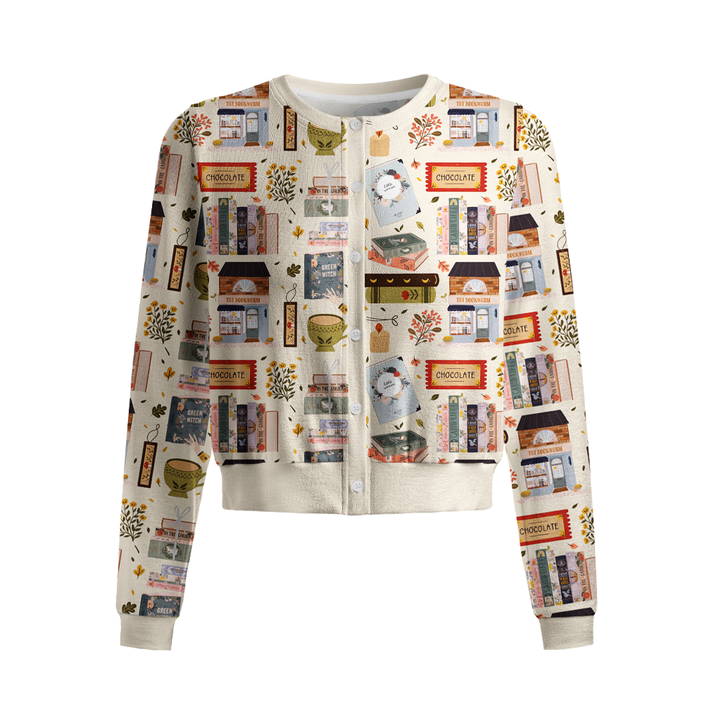 Pagewings Bookish Vibe Cardigan Sweaters