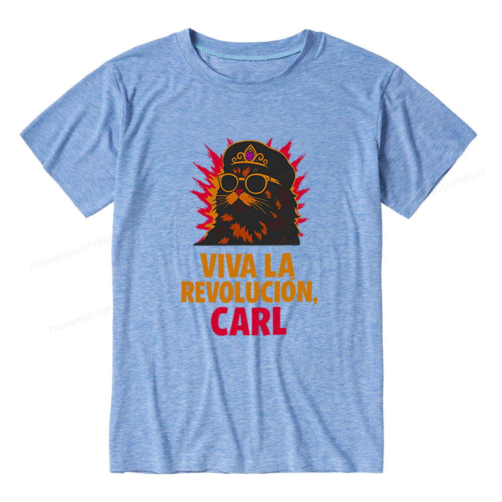 Pagewings Viva La Revolucion Unisex Heather T-Shirt