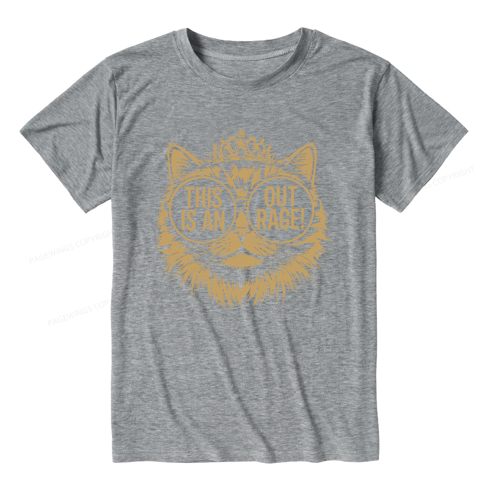 Pagewings This Is An Outrage Unisex Heather T-Shirt