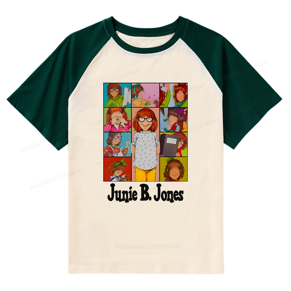Pagewings Junie B Jones Raglan T-shirt