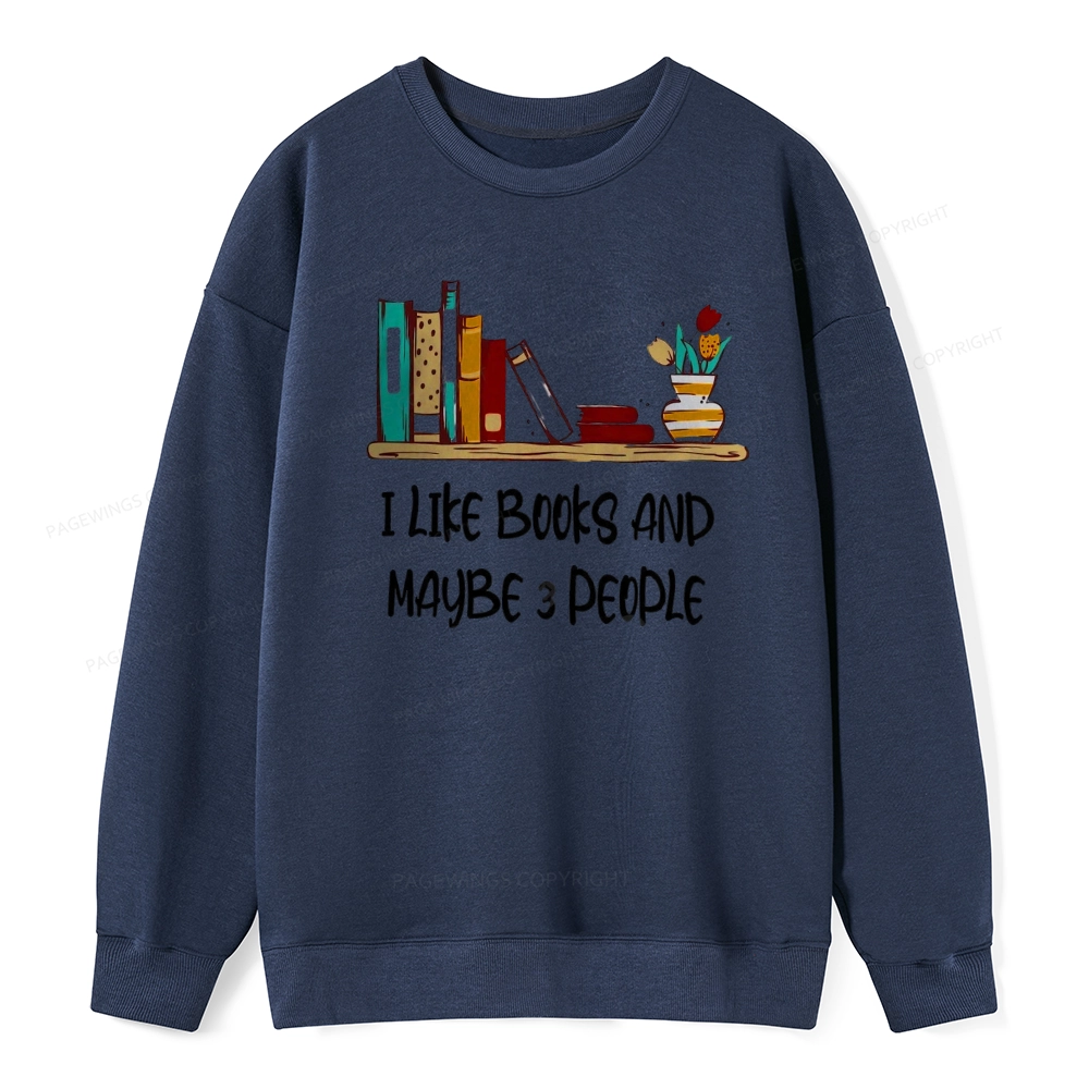 Pagewings  I Like Books World Unisex Classic Sweatshirt