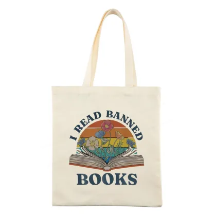 Pagewings I Read Banned Books Tote Bag