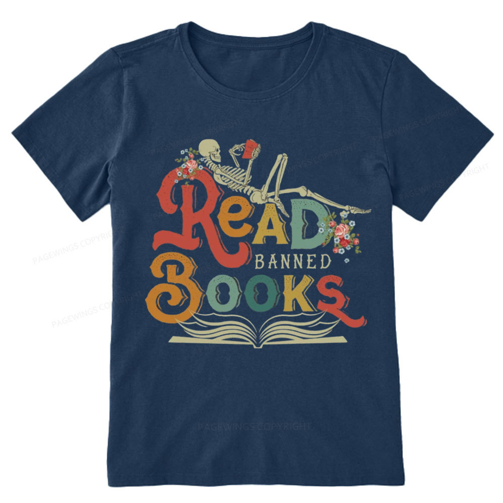 Pagewings Read Banned Books Unisex Classic T-shirt