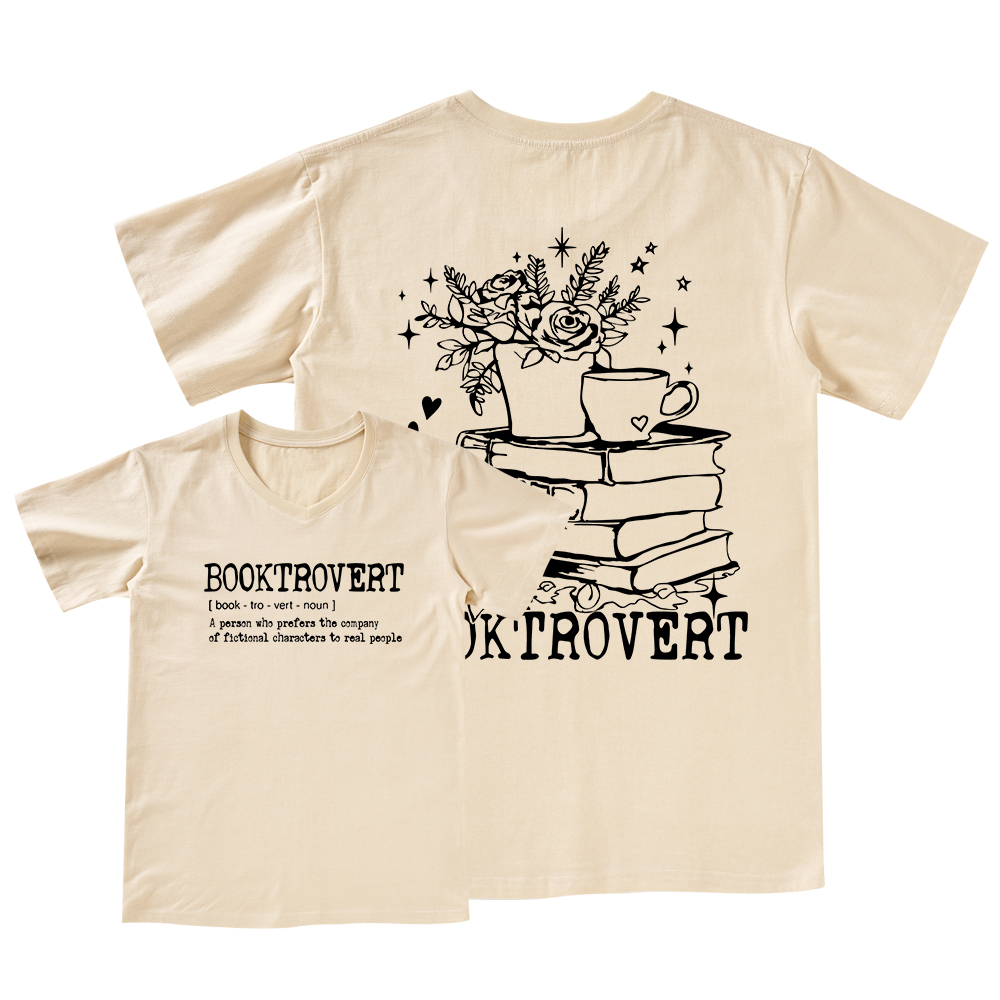 Pagewings Book Lover Gift Shirt, Teacher Crewneck Colors V-neck T-shirt