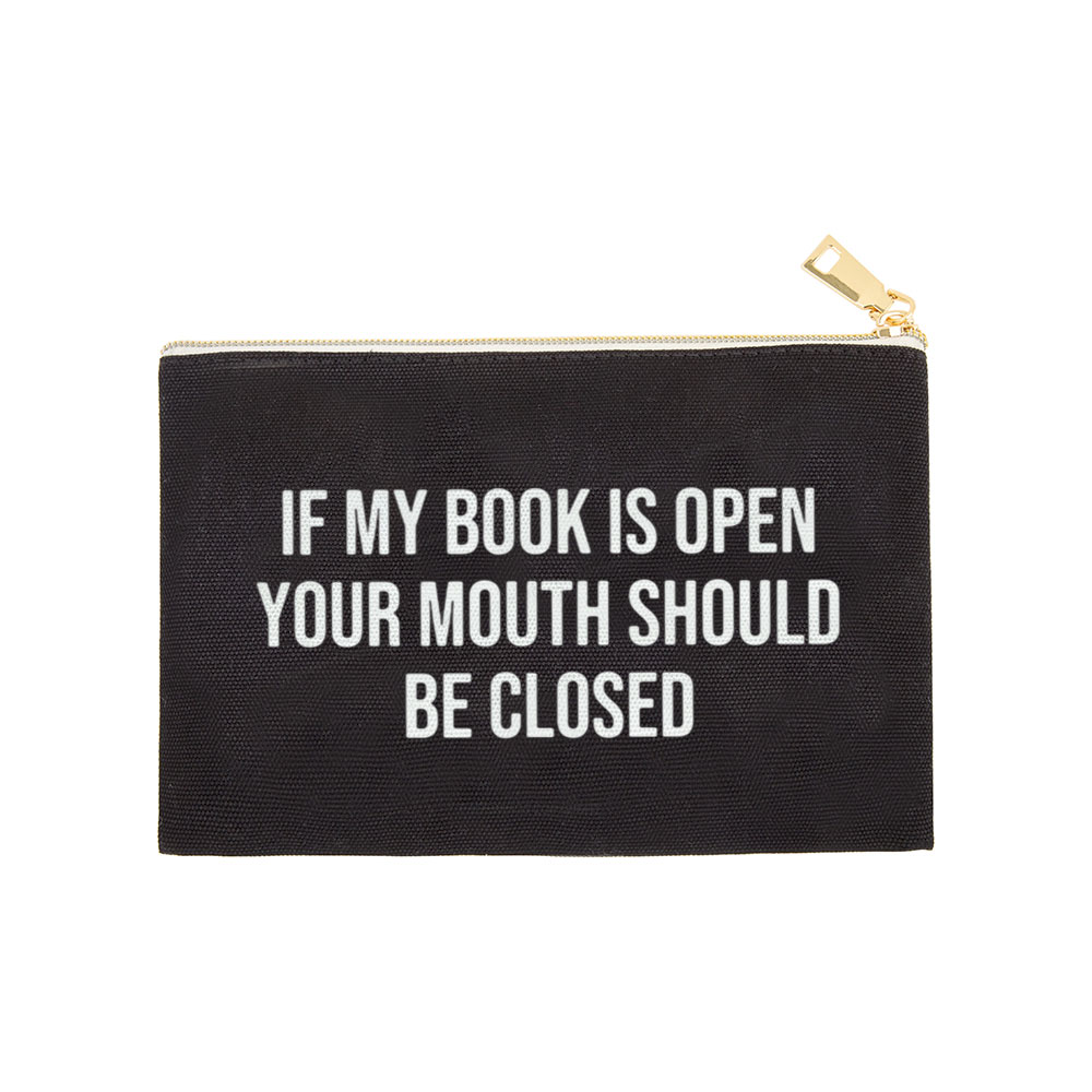 Pagewings Your Mouth Should Be Closed Pouch