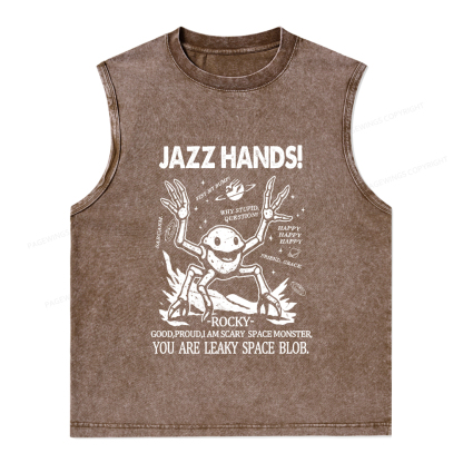 Pagewings You Sleep I Watch Unisex Washed Tank Top