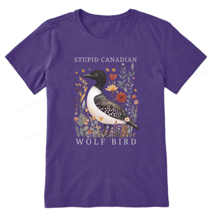 Pagewings Stupid Canadian Wolf Bird Unisex Classic T-shirt