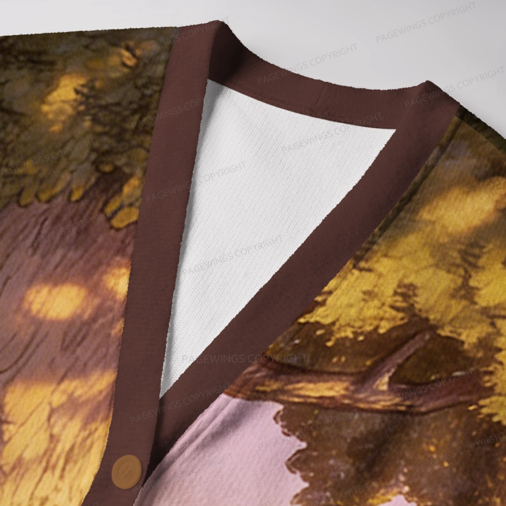 Pagewings Squirrels Love Reading Unisex Ugly Cardigan Sweaters