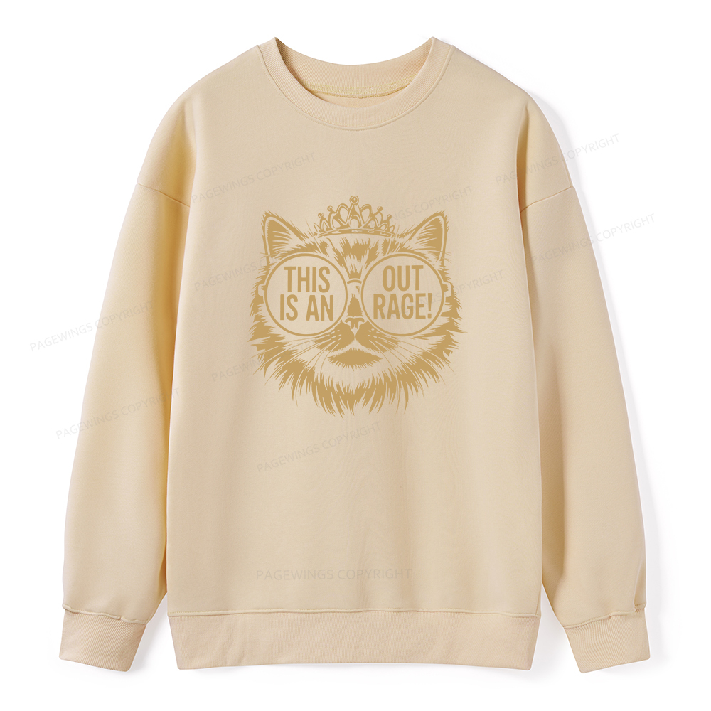 Pagewings This Is An Outrage Unisex Classic Sweatshirt