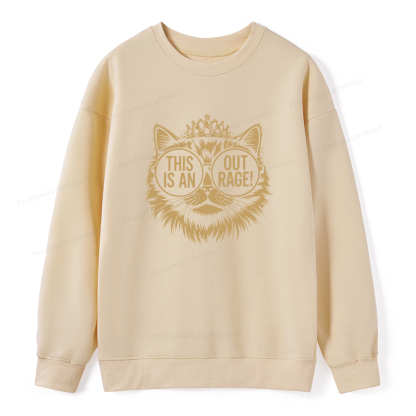 Pagewings This Is An Outrage Unisex Classic Sweatshirt