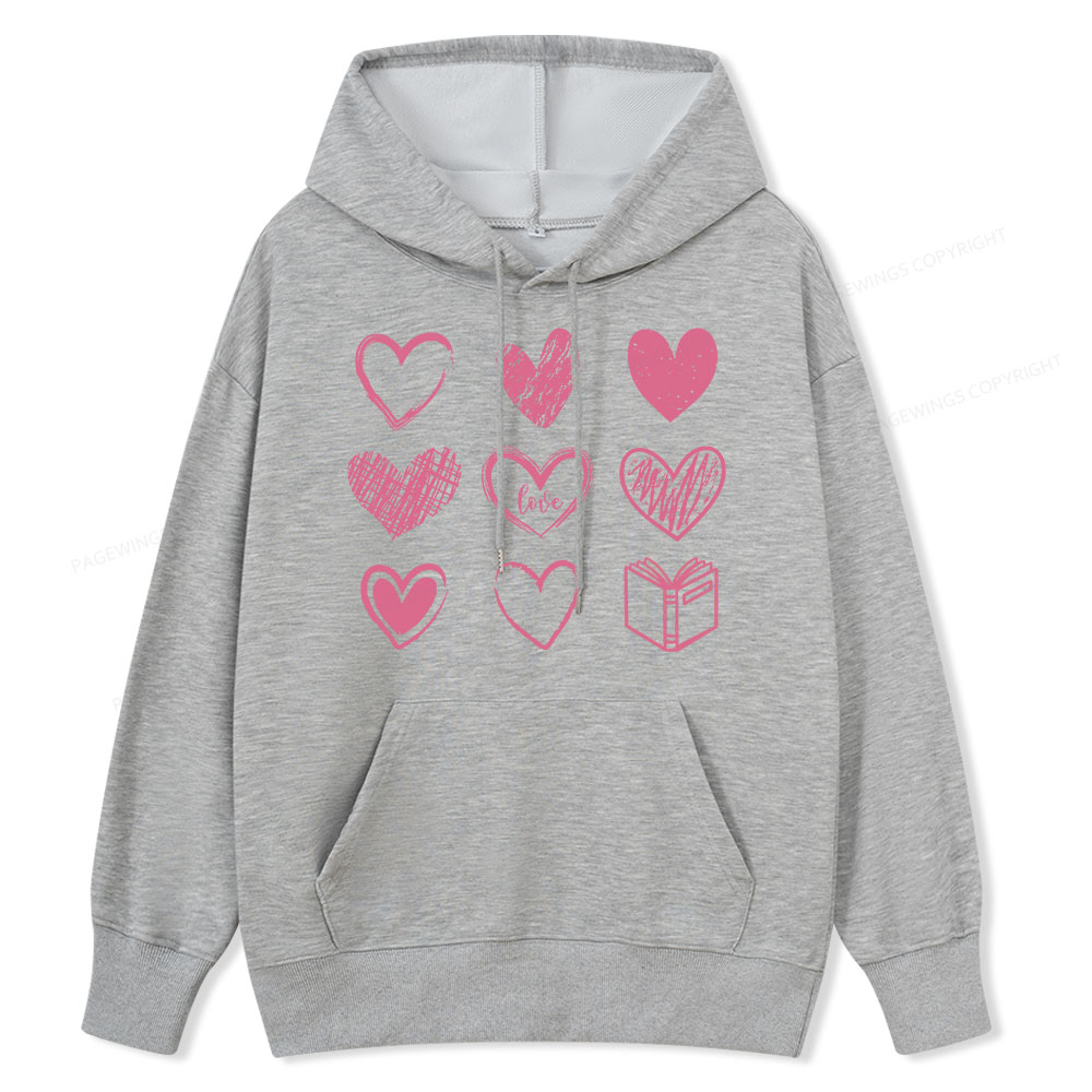 Pagewings To Love And Learn How To Be Loved Unisex Classic Hoodie