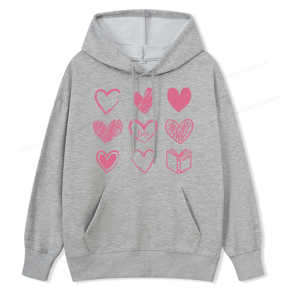 Pagewings To Love And Learn How To Be Loved Unisex Classic Hoodie