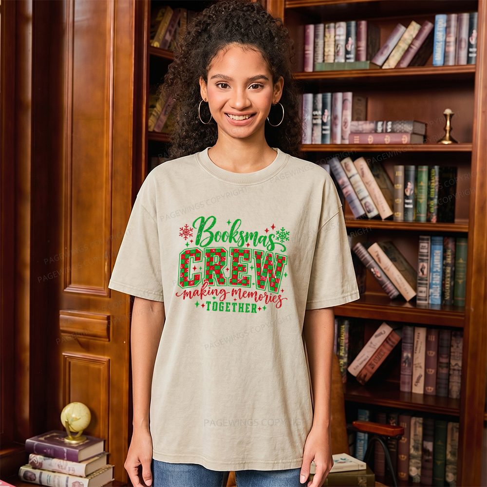 Pagewings Making Memories Unisex Washed T-shirt