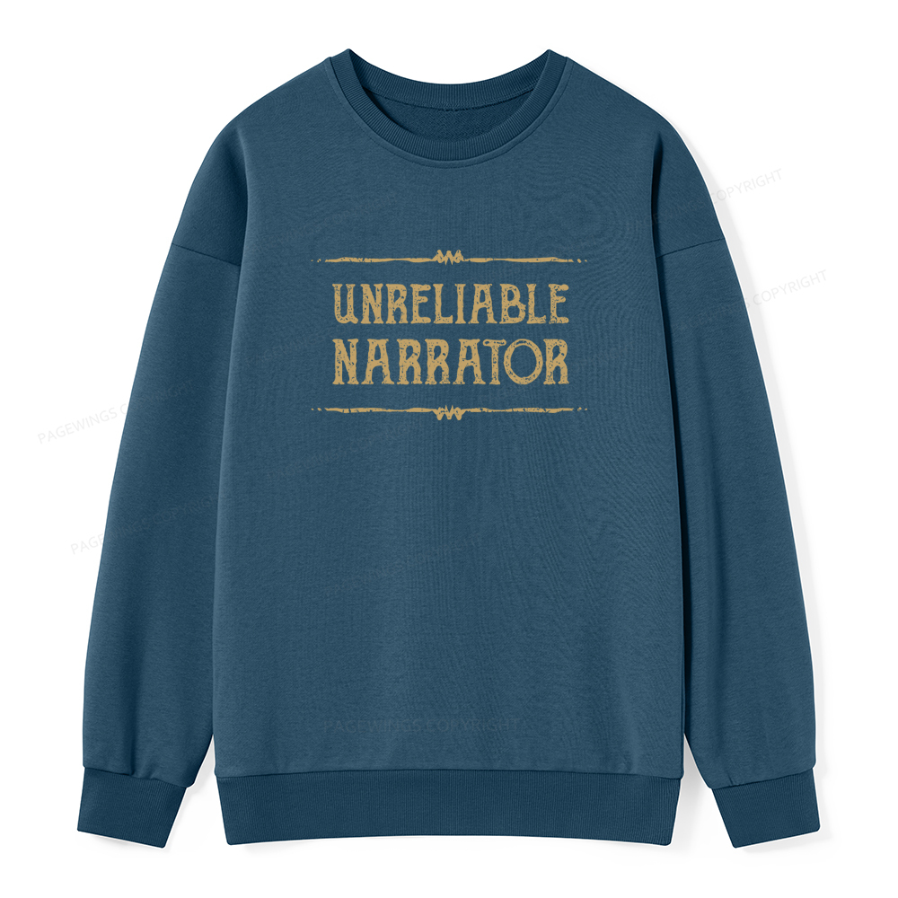 Pagewings Unreliable Narrator Unisex Classic Sweatshirt