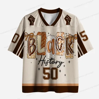 Pagewings Black History Unisex Mesh Jersey
