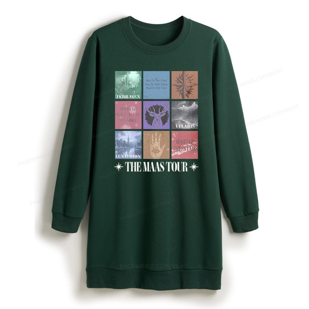 Pagewings The Maas Tour Sweatshirt Dress