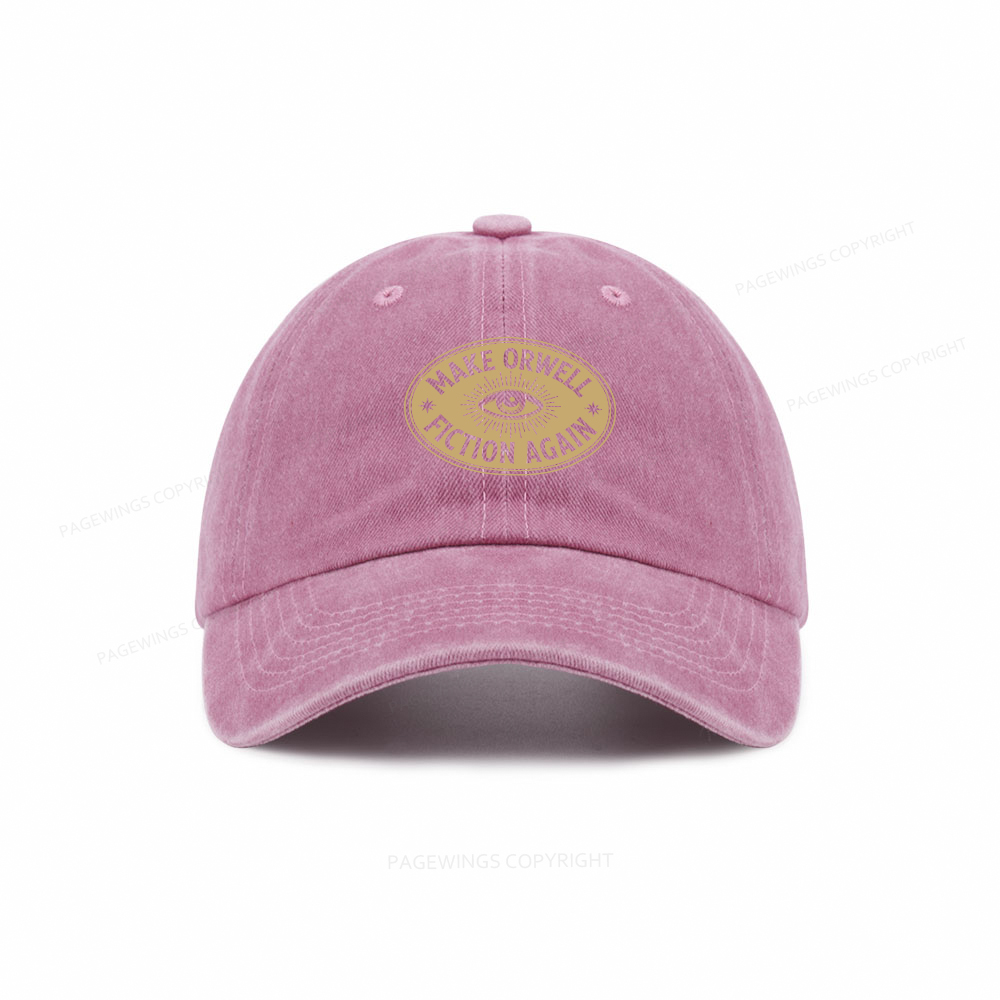 Pagewings Make Orwell Fiction Again Washed Cap
