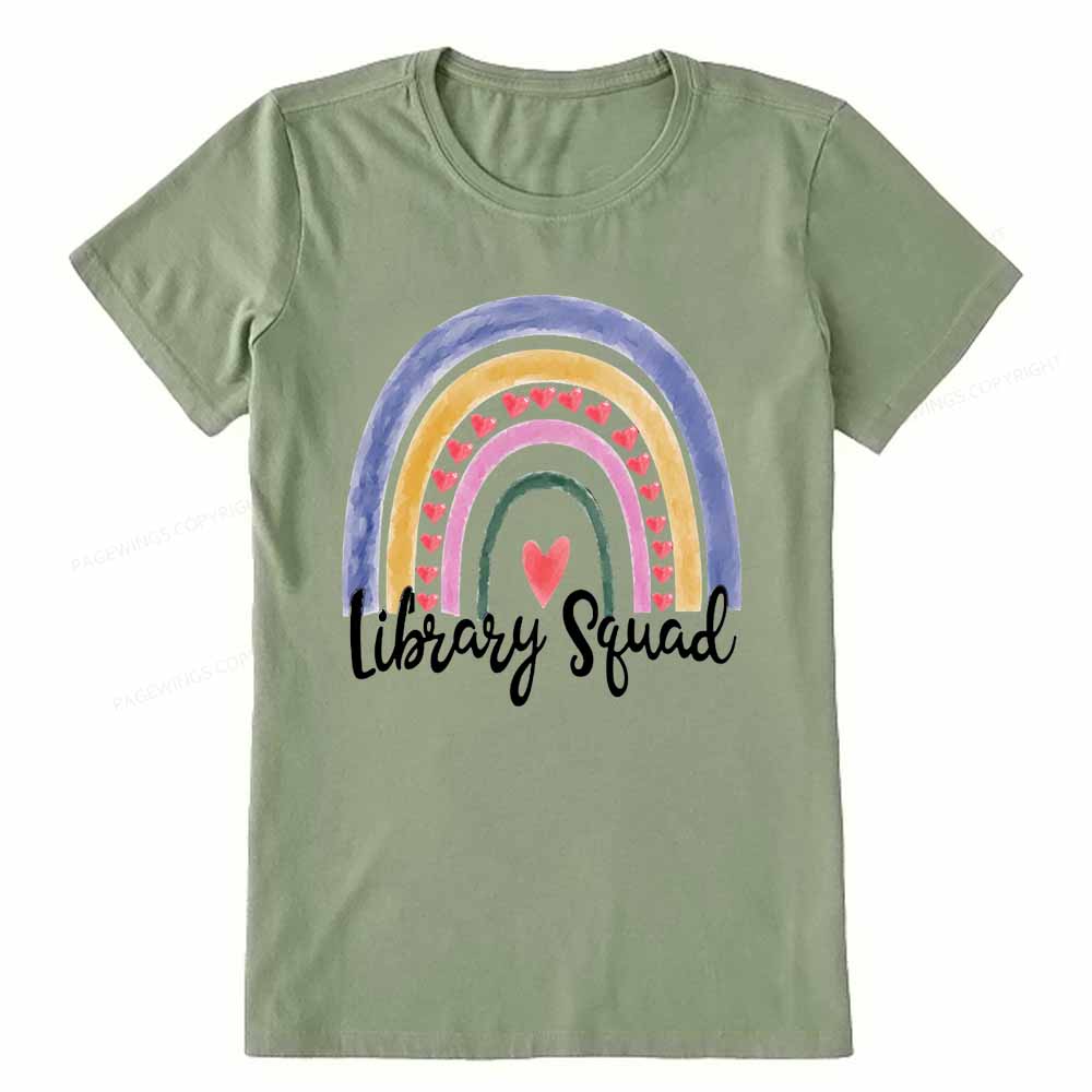 Pagewings Library Squad Shirt Unisex Classic T-shirt