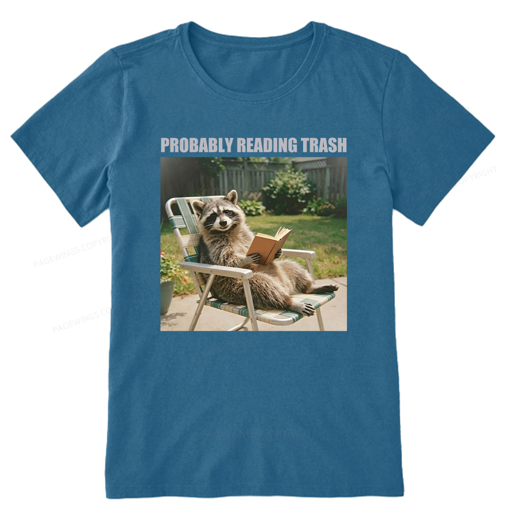 Pagewings Probably Reading Trash Unisex Classic T-shirt