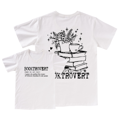 Pagewings Book Lover Gift Shirt, Teacher Crewneck Colors V-neck T-shirt