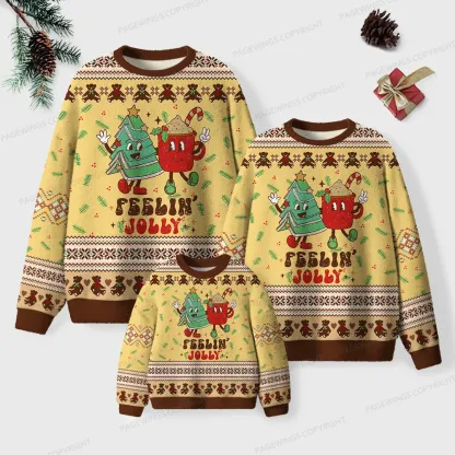 Pagewings Y’All Feelin’ Jolly Unisex Ugly Knit Sweatshirt