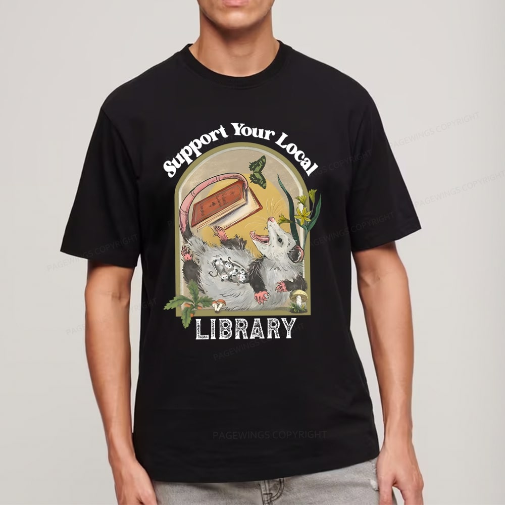 Pagewings Library Readers Make Leaders Jersey Short Sleeve Tee Unisex Classic T-shirt