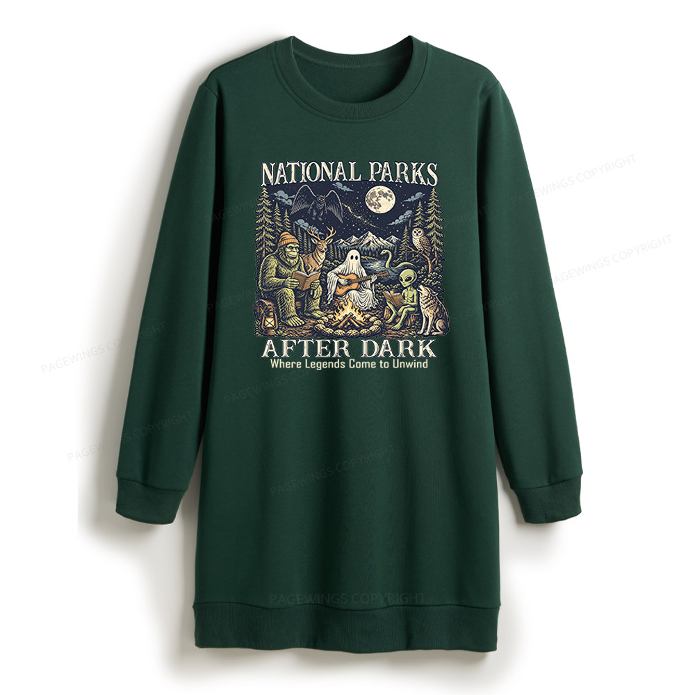 Pagewings National Parks After Dark Sweatshirt Dress