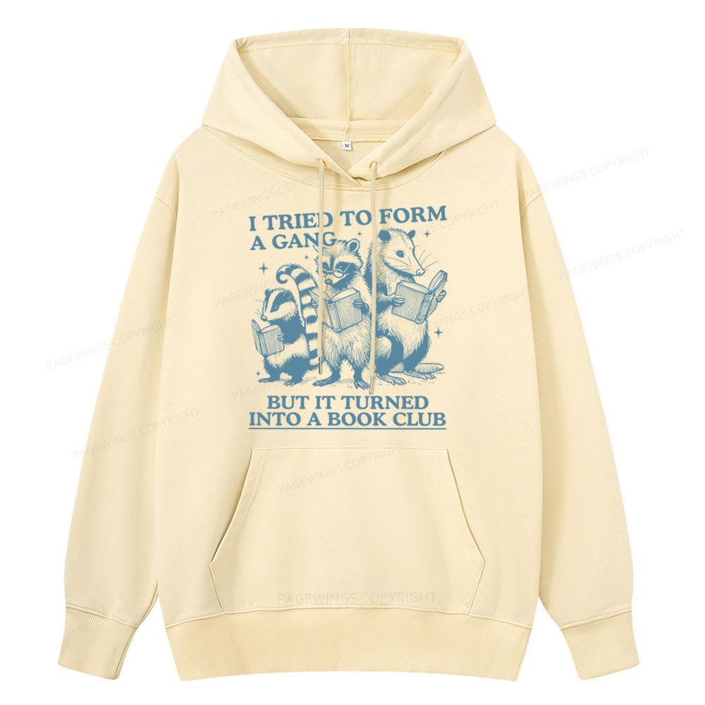 Pagewings A Gang Turn Into A Book Club Unisex Classic Hoodie