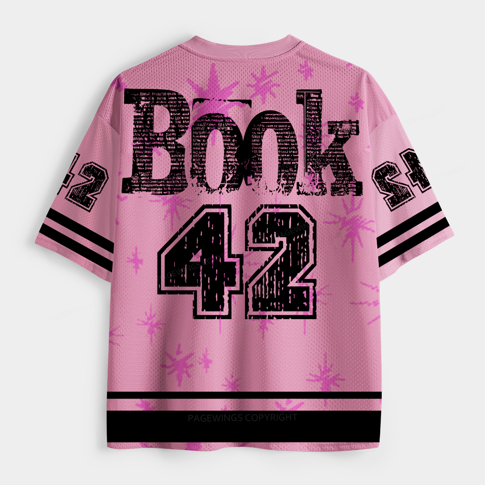 Pagewings  Book Marks Are For Quitters Unisex Mesh Jersey