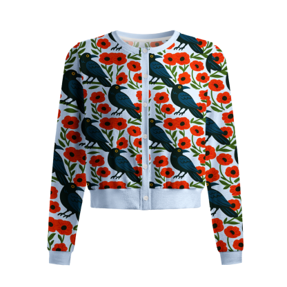 Pagewings Read Banned Books Crew Neck Cardigan Sweaters