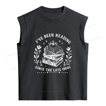 Pagewings I’ve Been Reading Women's Washed Tank Top