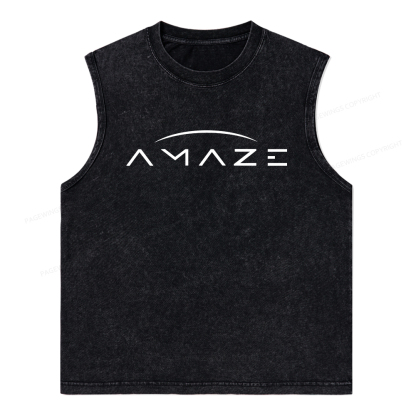 Pagewings Amaze Unisex Washed Tank Top