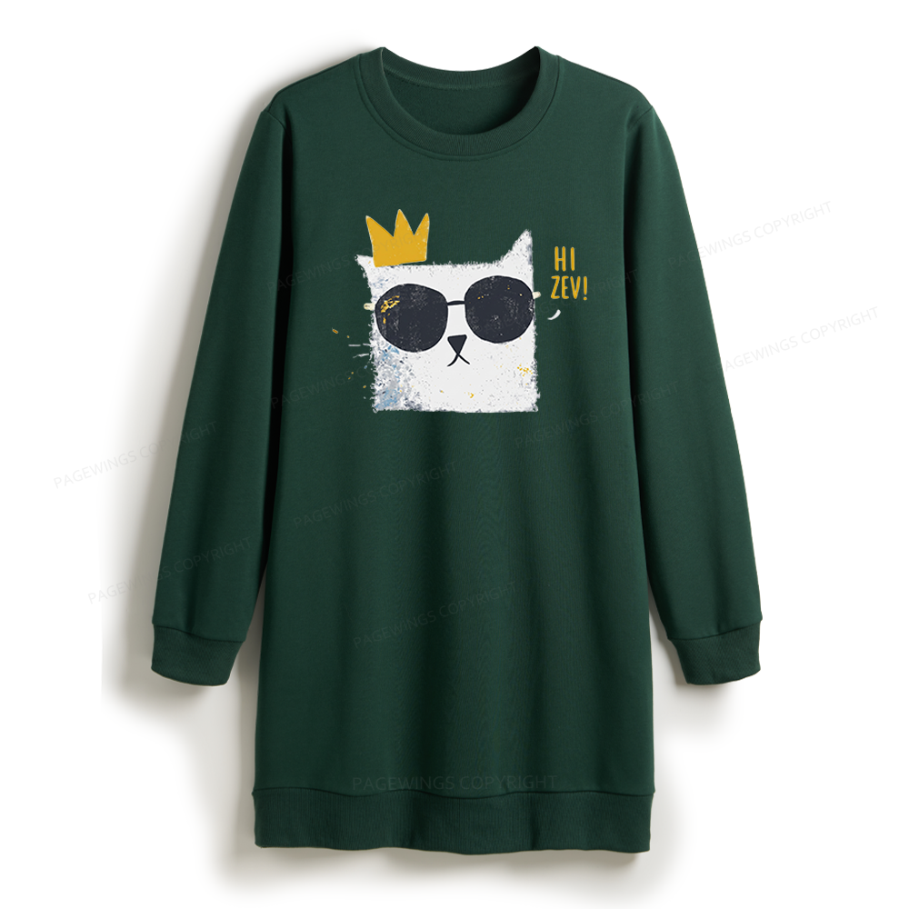 Pagewings Sci Fi Bookish Sweatshirt Dress