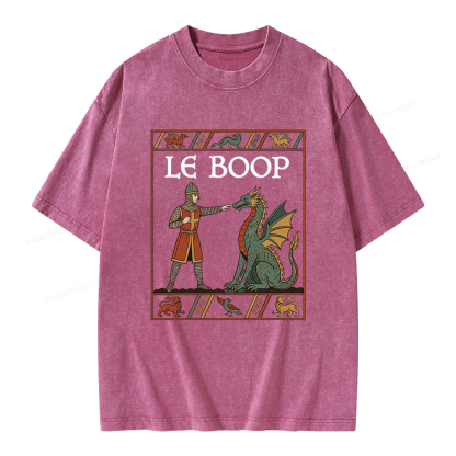 Pagewings Le Boop Unisex Washed T-shirt