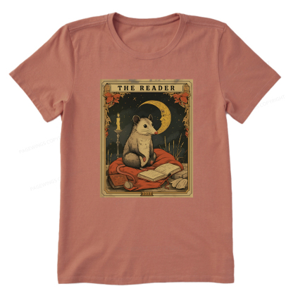 Pagewings The Reader Opossum Tarot Card Unisex Classic T-shirt