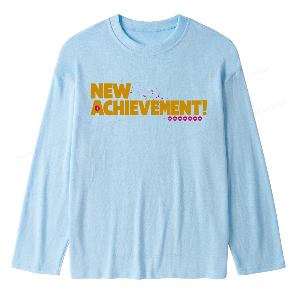Pagewings New Achievement Unisex Lightweight Long Sleeve T-Shirt