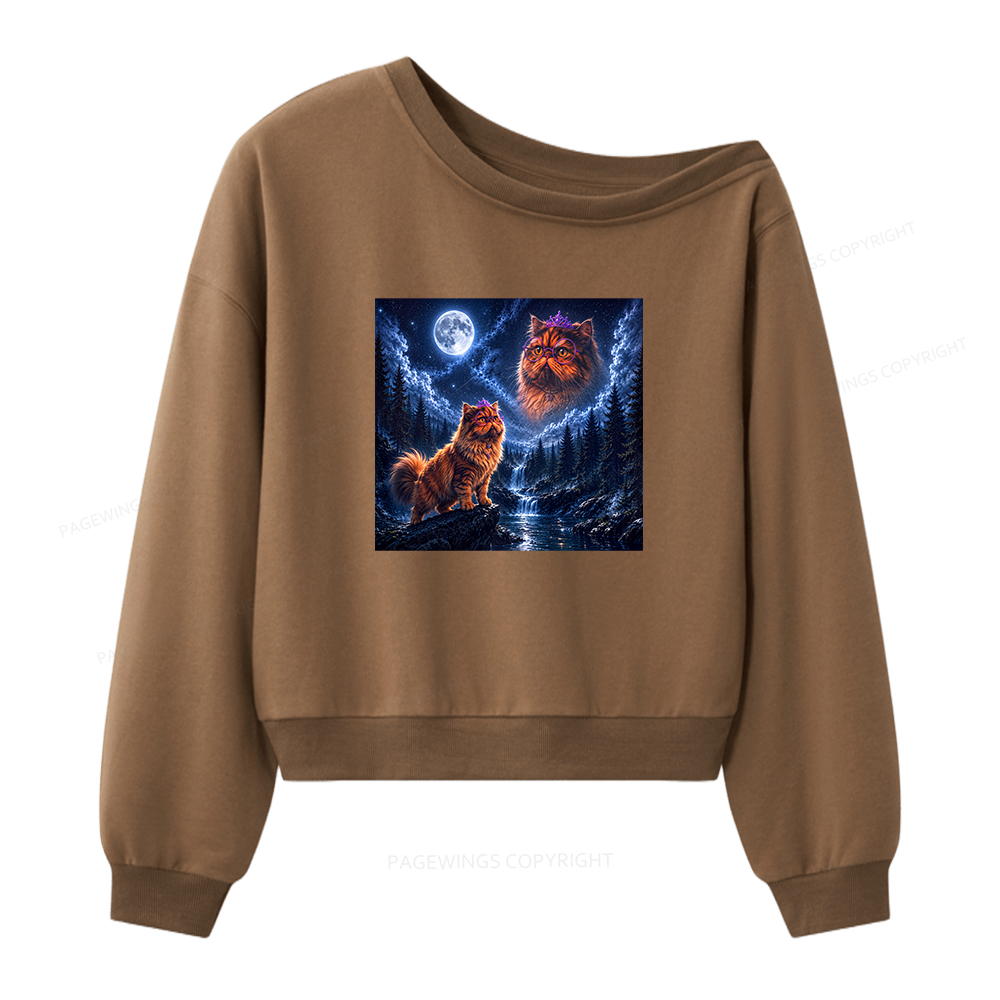 Pagewings Sci Fi Books Lover Women Off Shoulder Sweatshirt