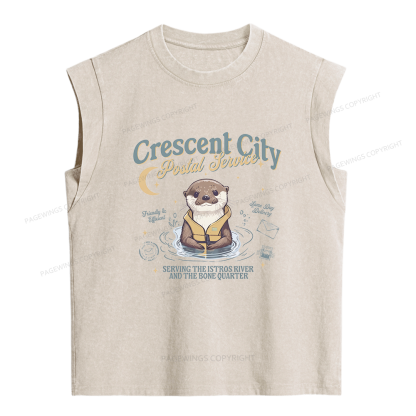 Pagewings Fantasy Bookish Women's Washed Tank Top