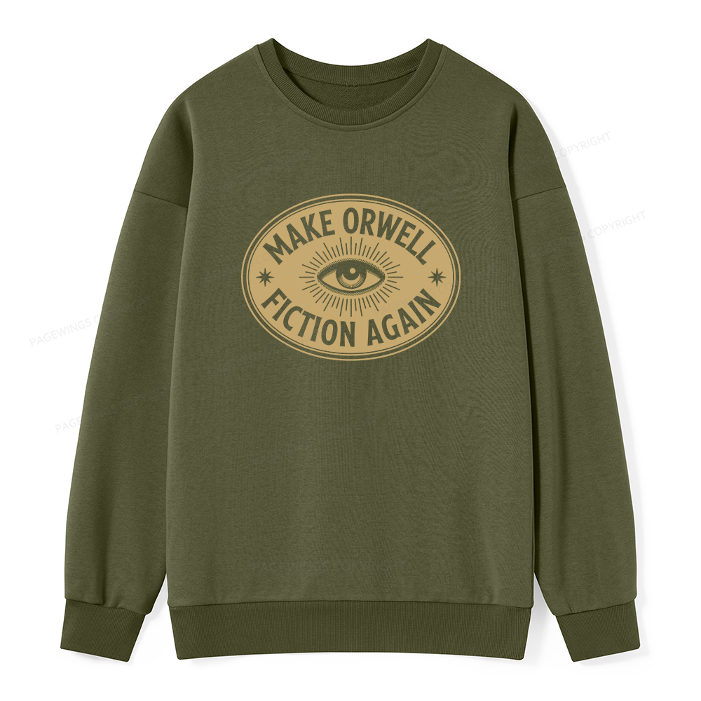 Pagewings Make Orwell Fiction Again Unisex Classic Sweatshirt