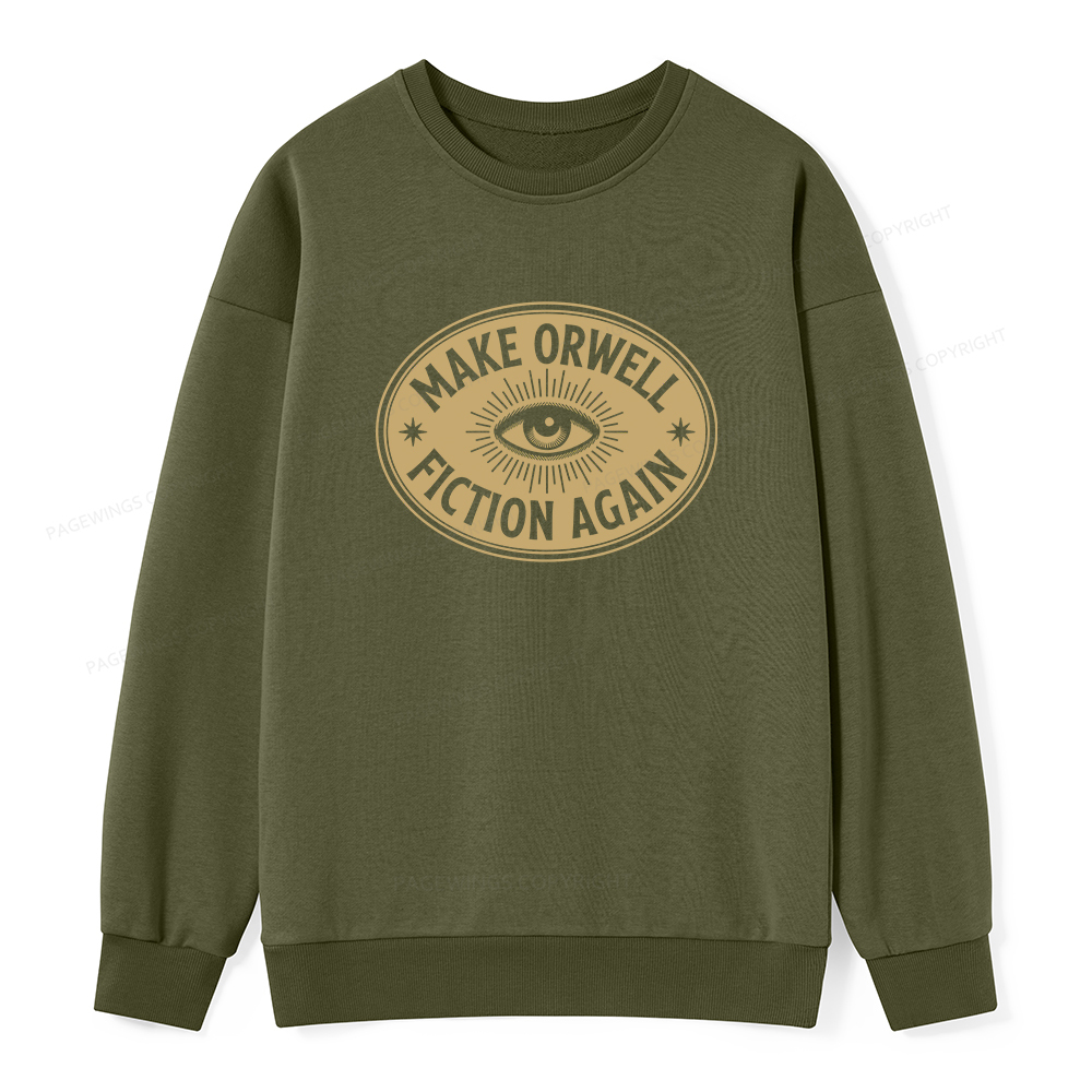 Pagewings Make Orwell Fiction Again Unisex Classic Sweatshirt
