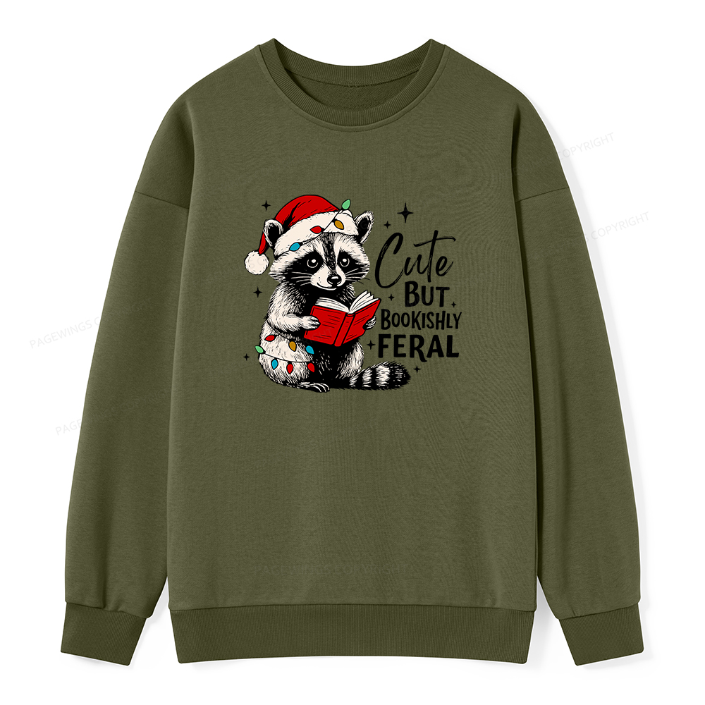 Pagewings Cute But Feral Unisex Classic Sweatshirt