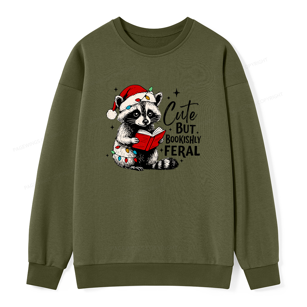 Pagewings Cute But Feral Unisex Classic Sweatshirt