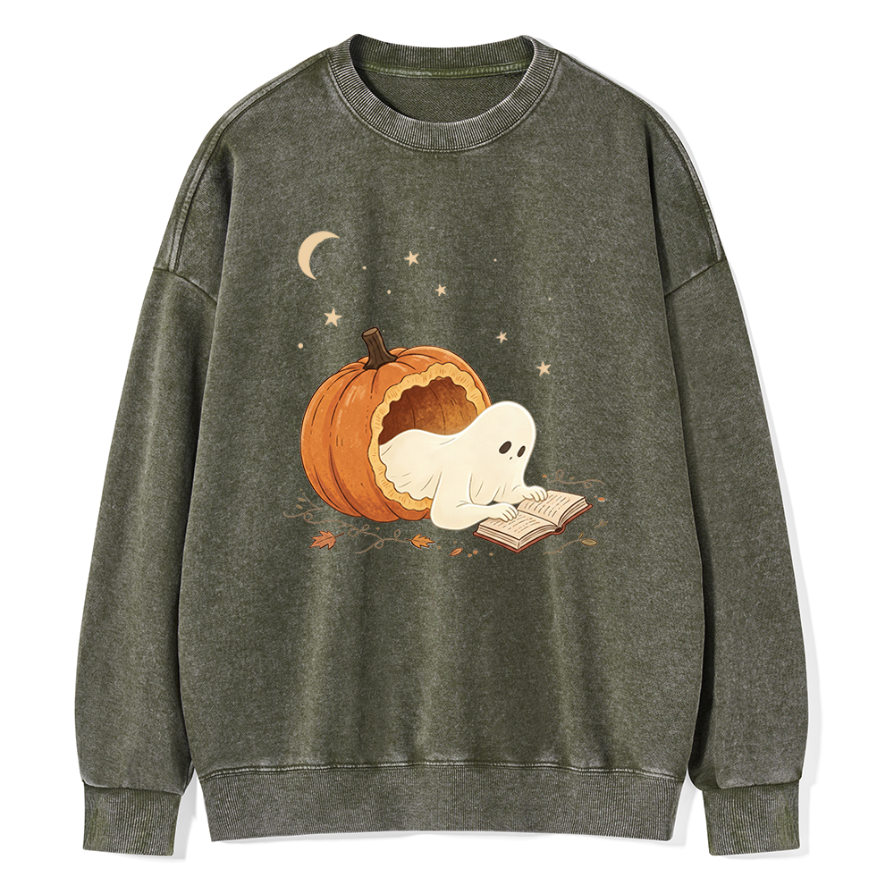 Pagewings Waiting For Fall Unisex Washed Sweatshirt
