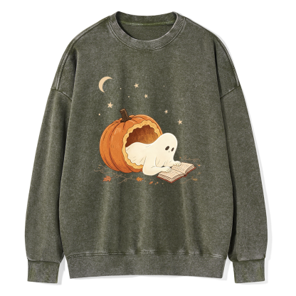Pagewings Waiting For Fall Unisex Washed Sweatshirt