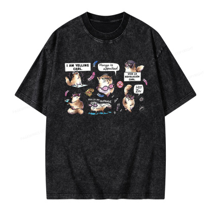 Pagewings Sci Fi Bookish Unisex Washed T-shirt