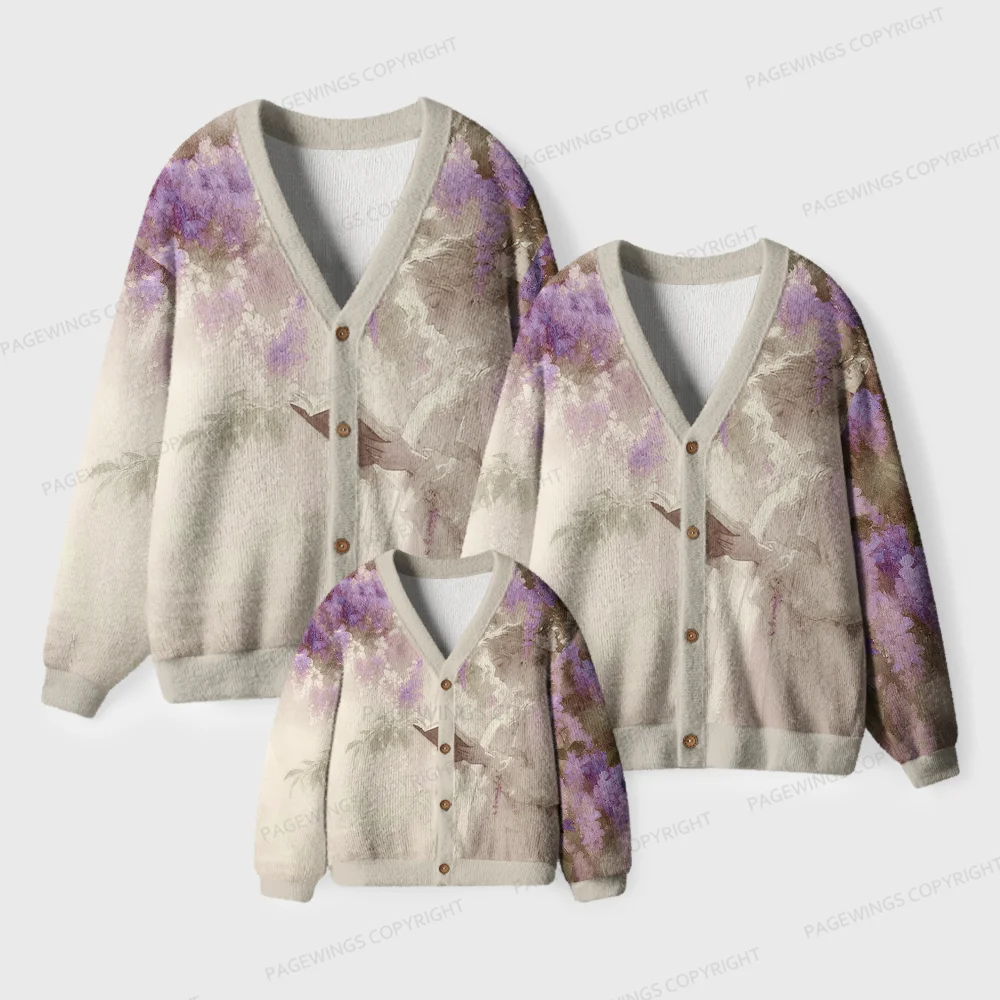 Pagewings Book Girl Unisex Ugly Cardigan Sweaters