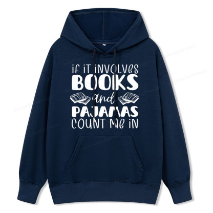 Pagewings Books And Pajamas Unisex Classic Hoodie