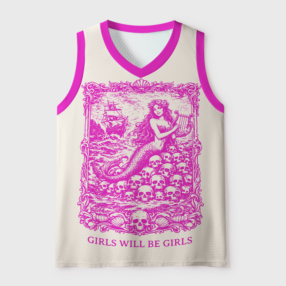 Pagewings Girls Will Be Girls Unisex Mesh Tank Top
